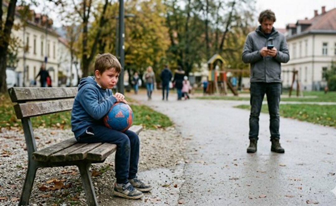 “Oče me ni videl, ko sem zabil gol, ker je bil vedno na telefonu.”