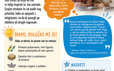 “Moji starši vedno gledajo televizijo, ko se dolgočasijo. Takrat jih prosim, če lahko uporabljam telefon.”